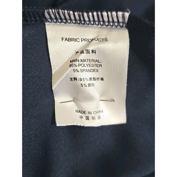 MIUSOL ~Woman Size XL~ Navy Blue Formal Evening Party Maxi Unlined Dress Ruffle. - Picture 15 of 16